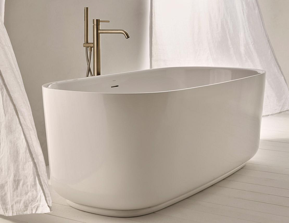 BATHTUB CALMA 170X80X56CM WHITE GLOSS