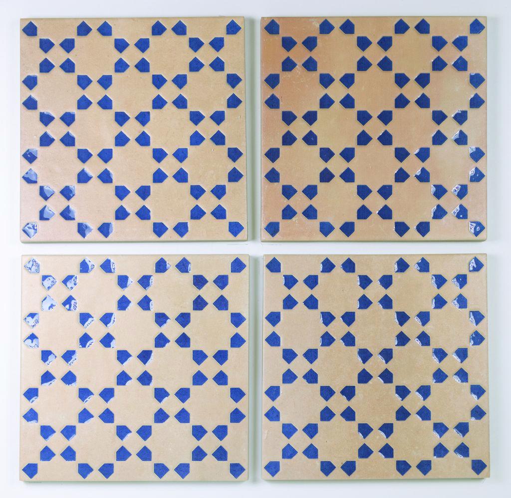 BEJMAT DECOR BISCUIT AZUR 15X15