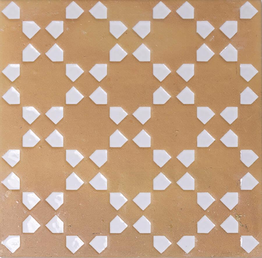 BEJMAT DECOR TAN WHITE 15X15