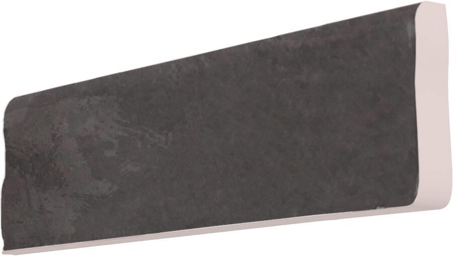 BULLNOSE FEZ GRAPHITE GLOSS 3,5X12,5