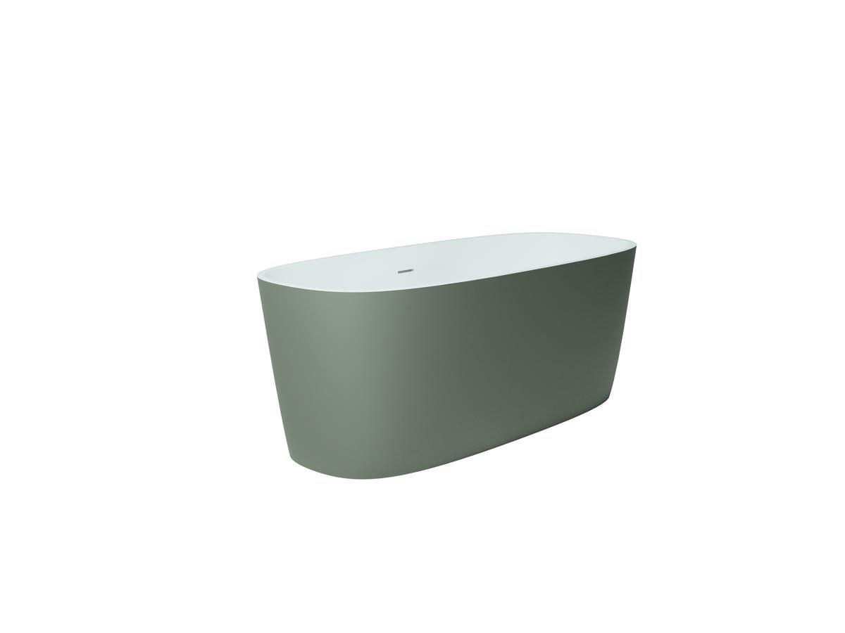 DENIA BATH PLOMO 1500X650X555
