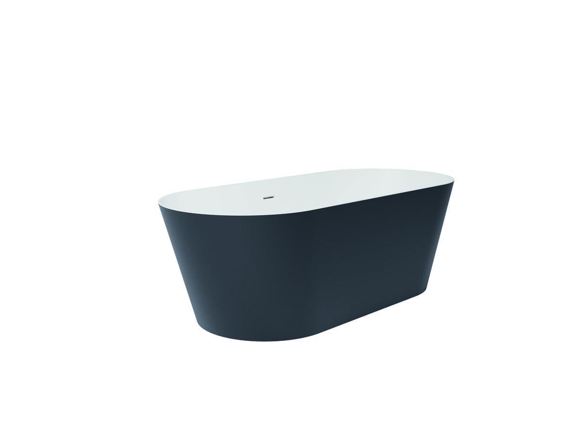 DENIA XL BATH NEGRO 1700X770X550