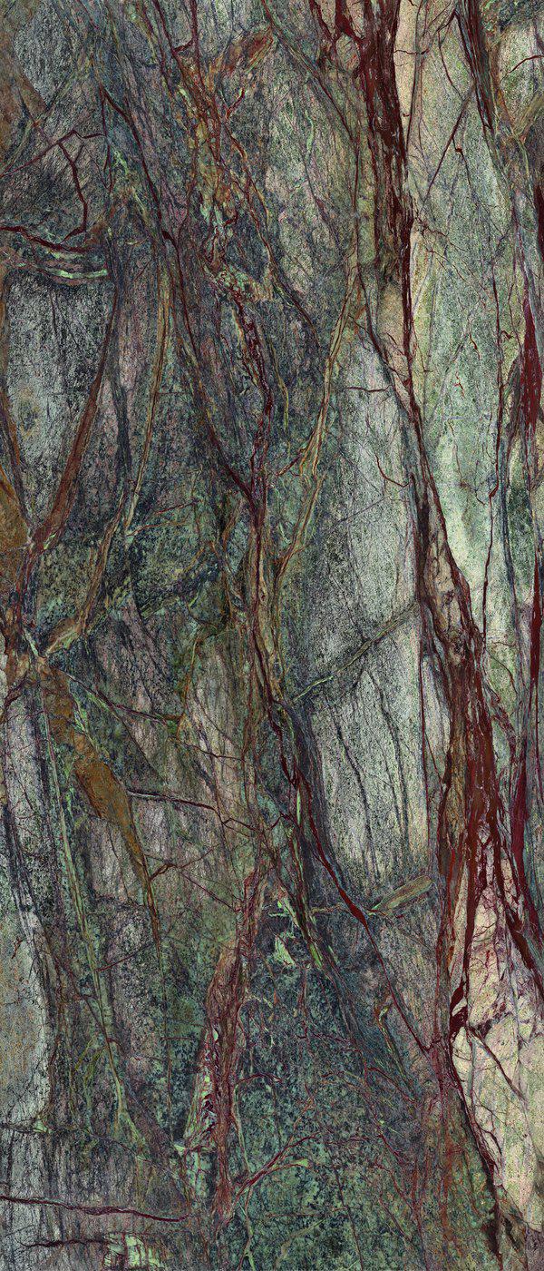 FOREST GREEN MARBLE 3D HONED RECT 120X280