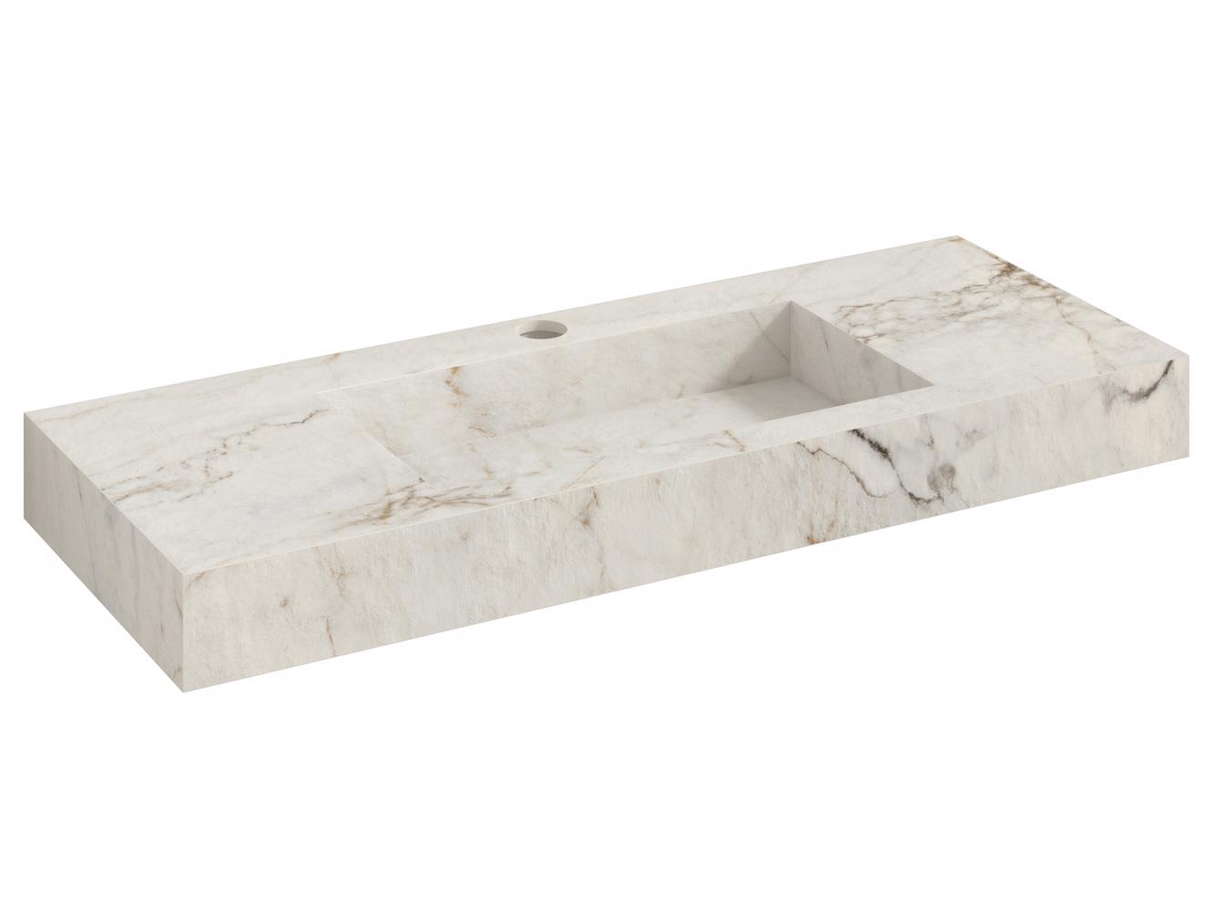 LAVABO AXEL 120 CEN. NATURAL JEWEL MATT