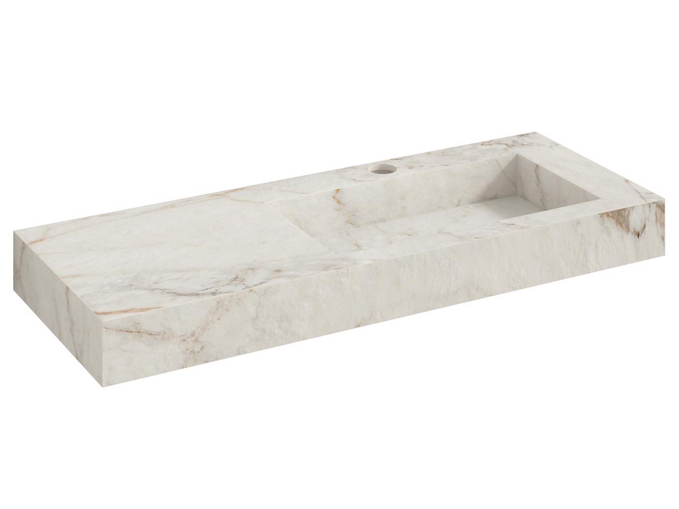 LAVABO AXEL 120. DCHA NATURAL JEWEL MATT
