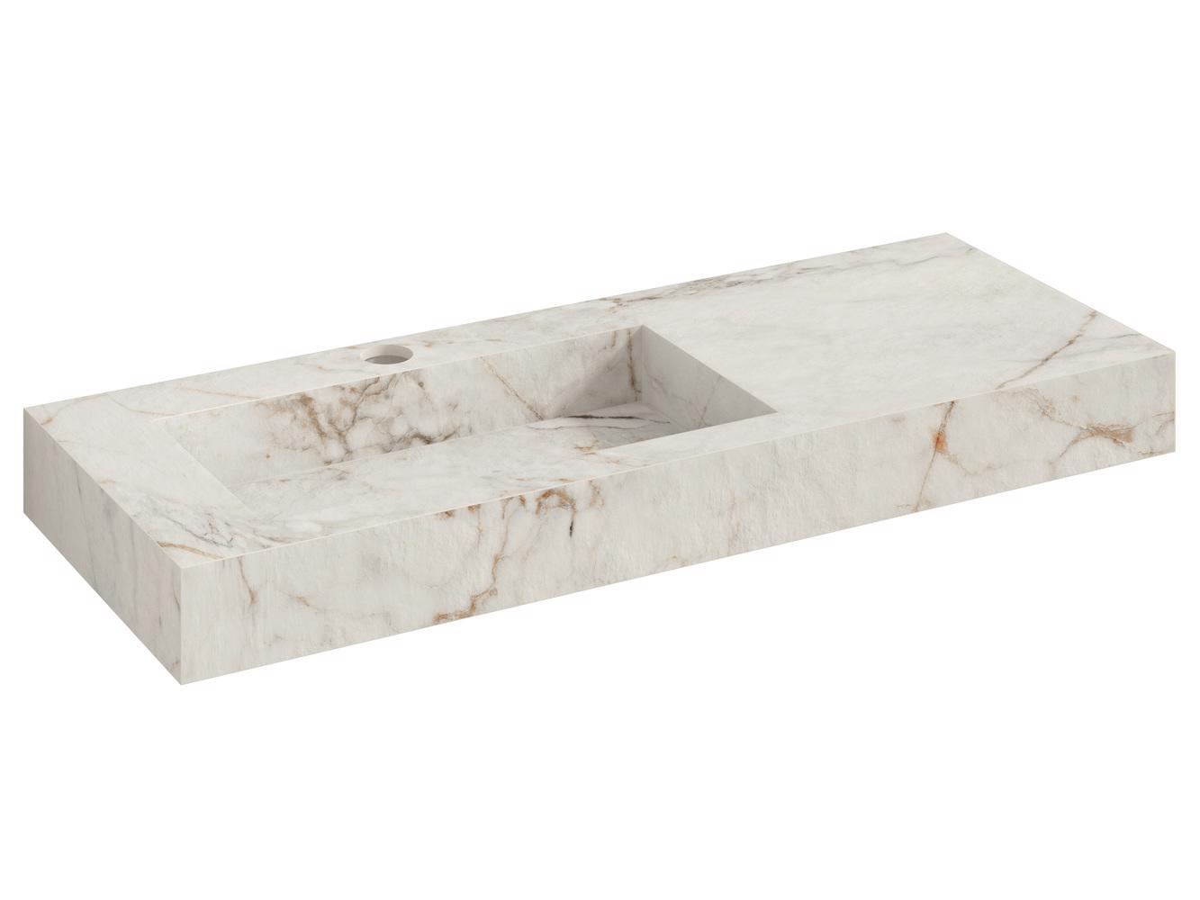 LAVABO AXEL 120 IZQ. NATURAL JEWEL MATT