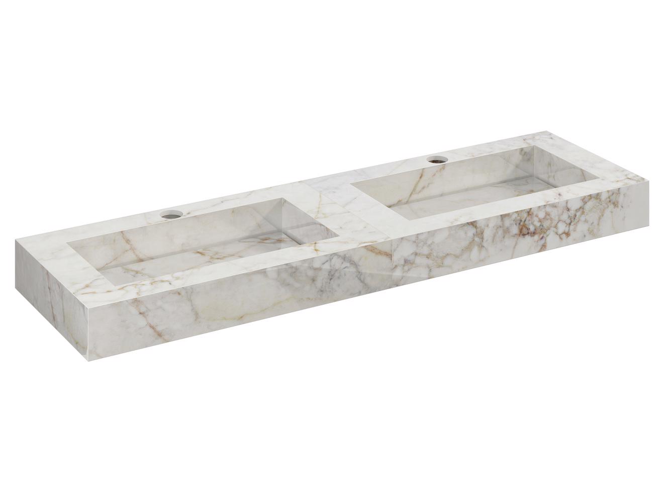 LAVABO AXEL DOBLE 160 OXYD JEWEL POL
