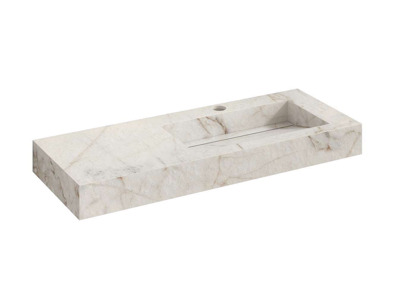 LAVABO ENEA 120 DCHA. NATURAL JEWEL MATT