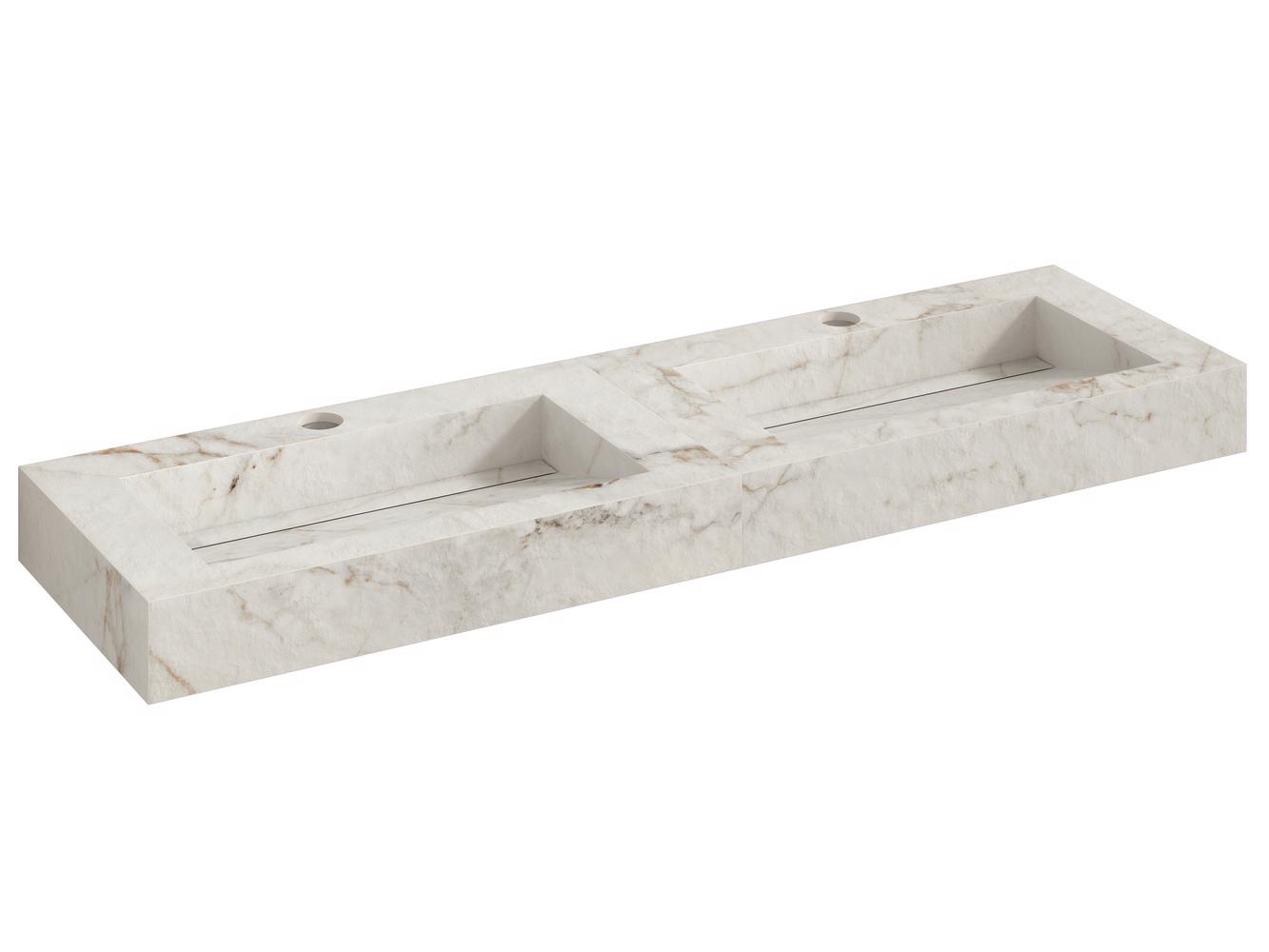 LAVABO ENEA DOBLE 160 NATURAL JEWEL MATT