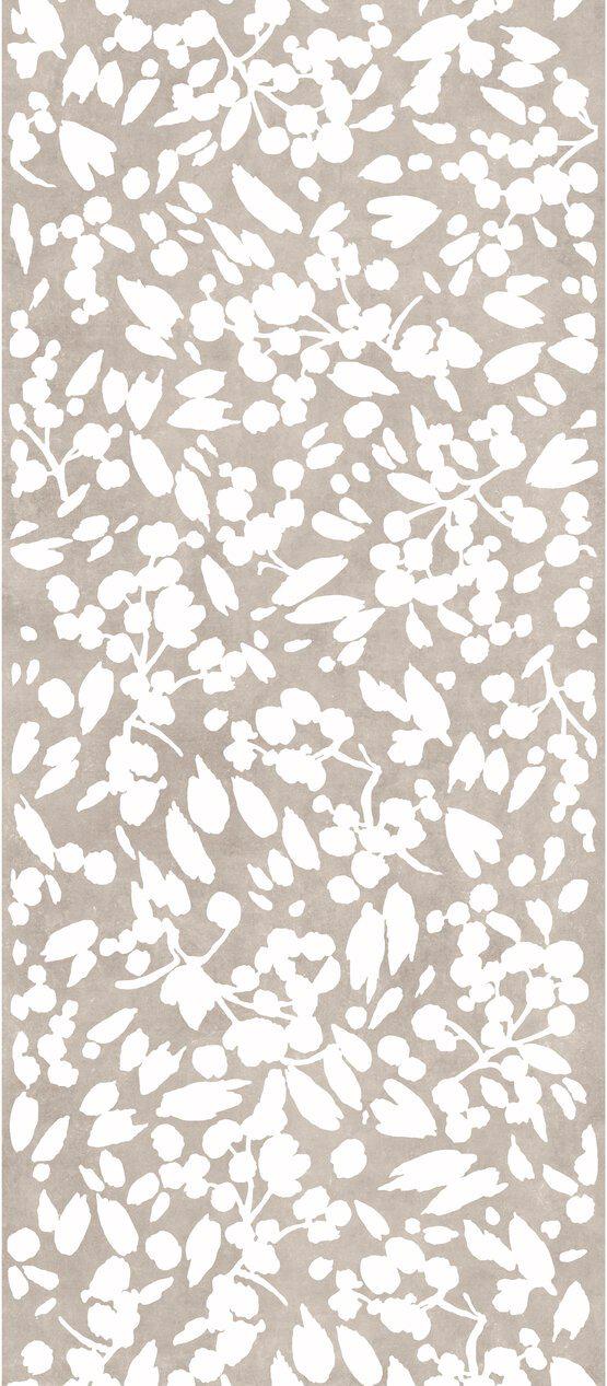 LEAF TAUPE RECT 120X278