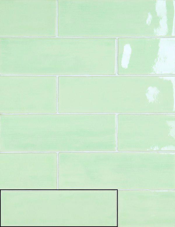 NOUR PASTEL GREEN 6,5X20