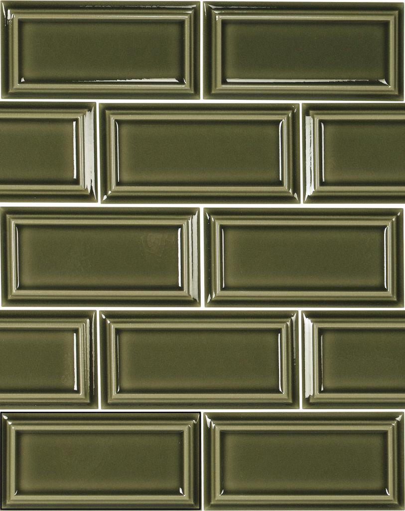 ORIENT VICTORIAN GREEN CRACKLED 6,5X13