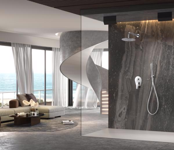 Set de duș monocomandă încastrat Delos