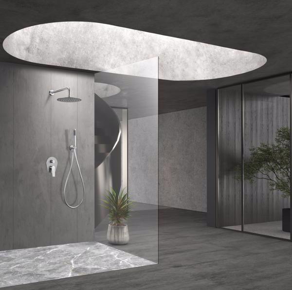 Set de duș monocomandă încastrat Delos (oțel inoxidabil s316)