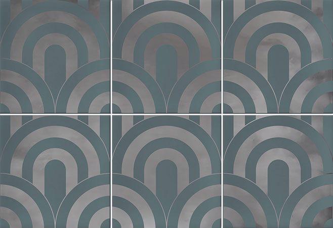 TAKADA TURQUESA PLATA   23X33,5