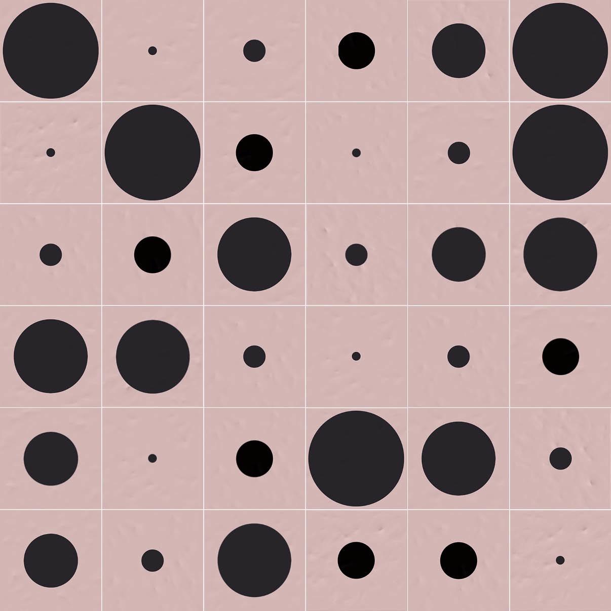 TONDO ROSA   20X20