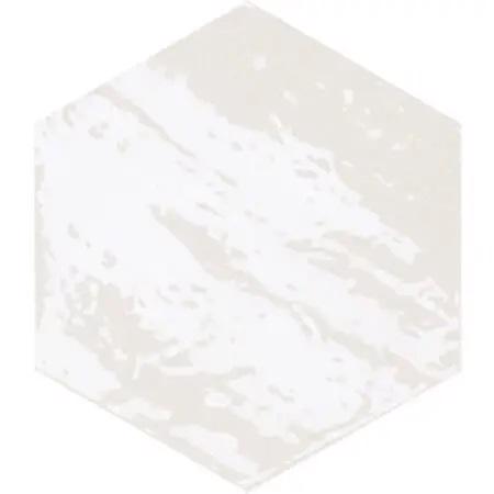ZELLIGE HEXA WHITE 10,8X12,4